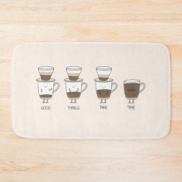 Item preview, Good things tak time -Coffee designed and sold by Milkyprint.