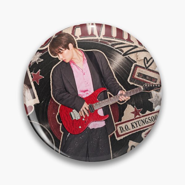 Item preview, Kyungsoo DOPAMINE Vintage Guitar Aesthetic designed and sold by Valeree Store.