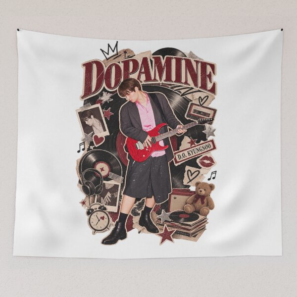 Item preview, Kyungsoo DOPAMINE Vintage Guitar Aesthetic designed and sold by Valeree Store.