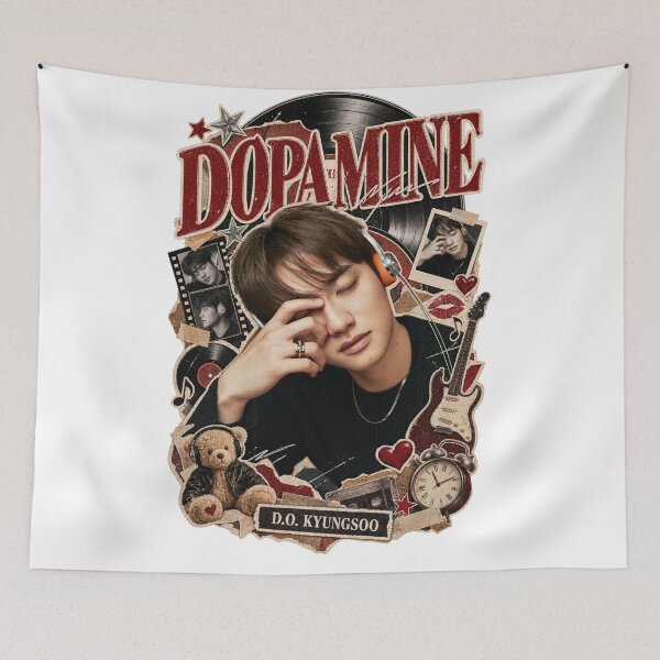 Item preview, D.O Kyungsoo Vintage Rockstar DOPAMINE designed and sold by Valeree Store.