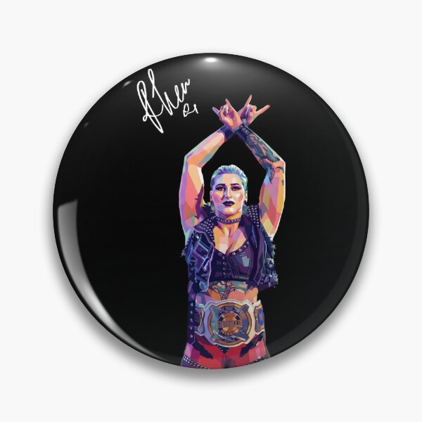 Item preview, Rhea Ripley Wrestling Pop Art designed and sold by SiksisArt.