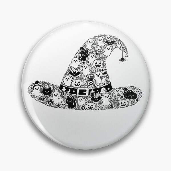 Item preview, HALLOWEEN DOODLE COLLECTION - WITCH HAT designed and sold by WheelieGdArt.