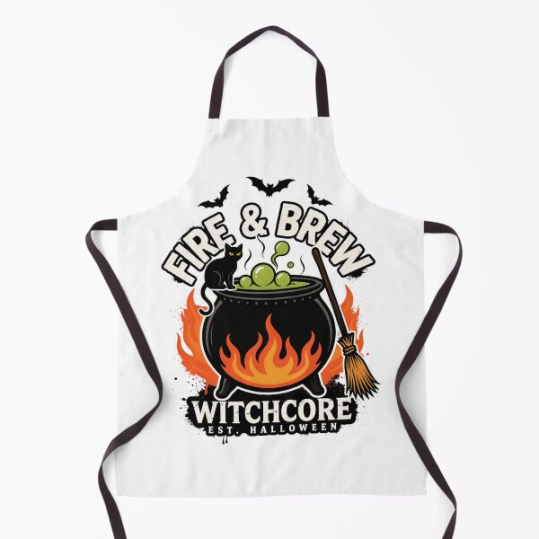 Item preview, Fire & Brew Cauldron T-Shirt | Witchcore Halloween Graphic Tee v14 designed and sold by DarylWelsh2024.