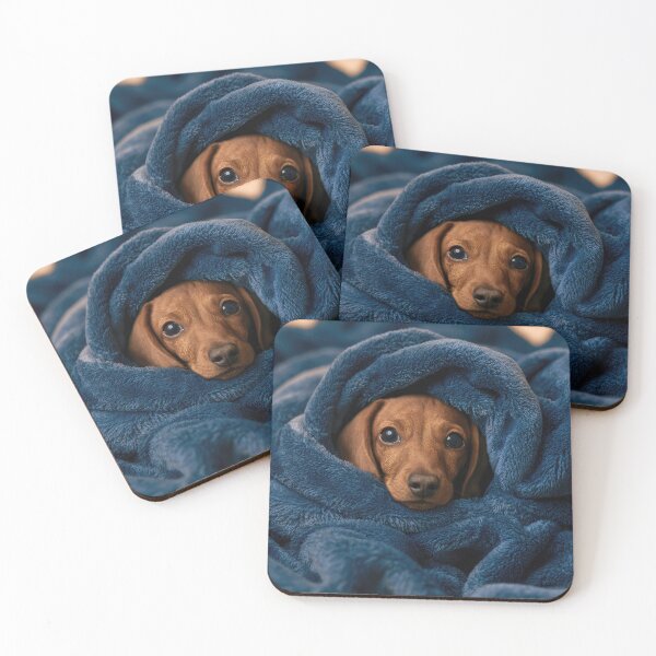 Item preview, Dachshund in Blanket 01 designed and sold by Elisabeth Lucas.