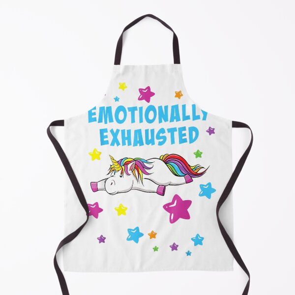 Item preview, Emotionally Exhausted Tired Unicorn with Stars T-Shirt designed and sold by KTY-NUSS.