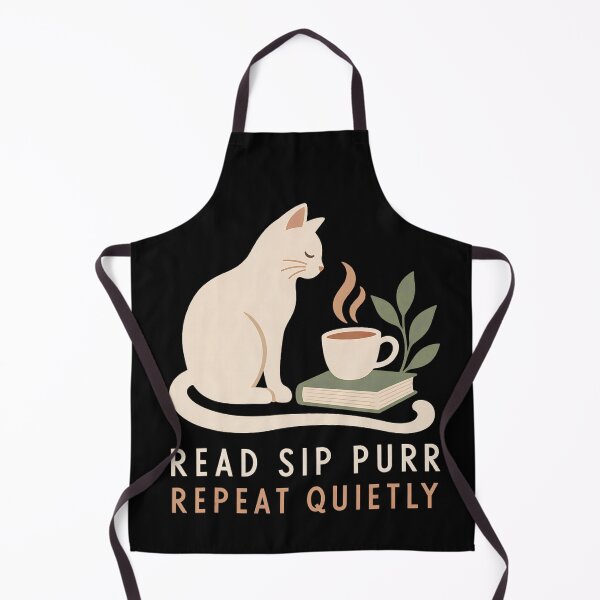 Item preview, Read Sip Purr Repeat Quietly Cozy Cat designed and sold by NoeValdric.
