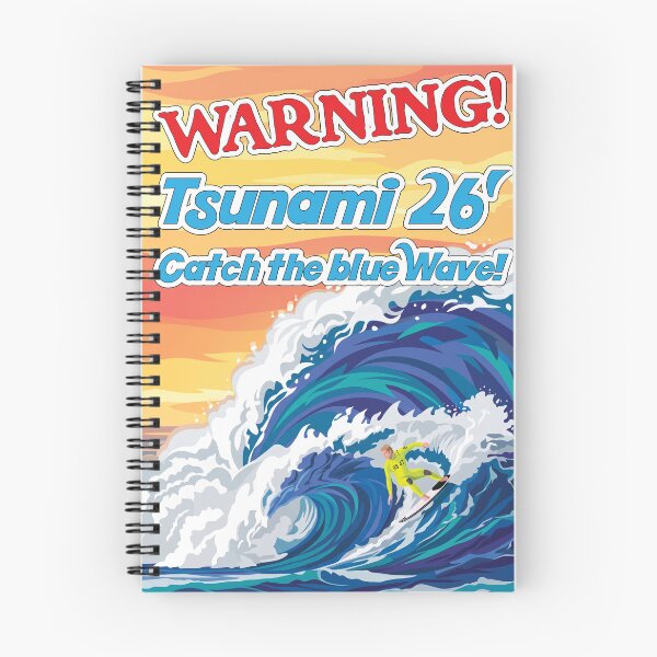 Item preview, FDT — "WARNING! Tsunami 26' Catch the Blue Wave" Graphic Tee & Apparel designed and sold by LisasMasterpiece.