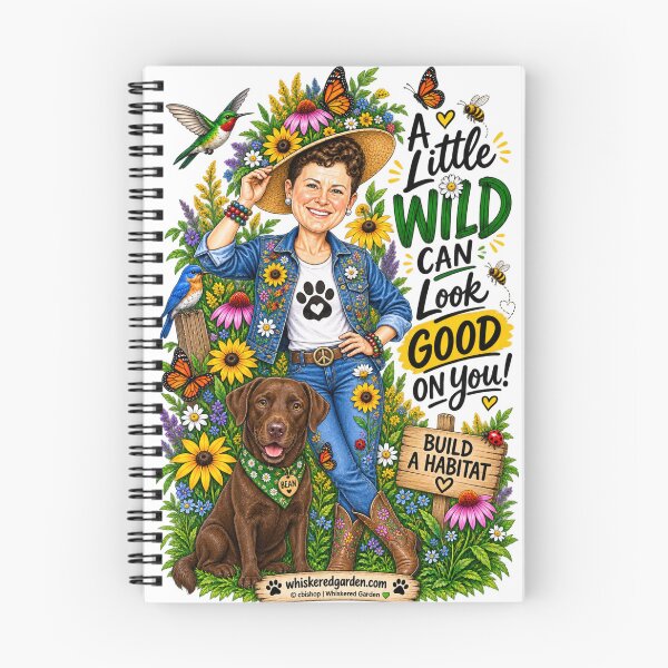 Item preview, A Little Wild Can Look Good on You – Build a Wildlife Habitat designed and sold by Whiskered Garden Studio.