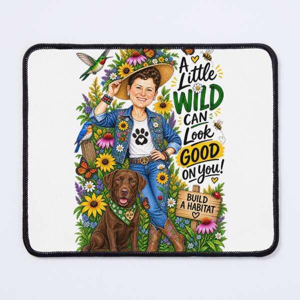 Item preview, A Little Wild Can Look Good on You – Build a Wildlife Habitat designed and sold by Whiskered Garden Studio.
