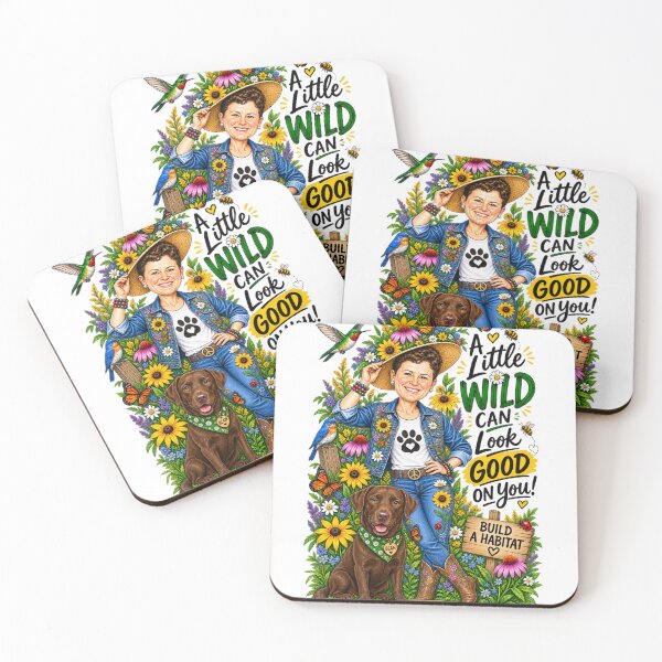 Item preview, A Little Wild Can Look Good on You – Build a Wildlife Habitat designed and sold by Whiskered Garden Studio.