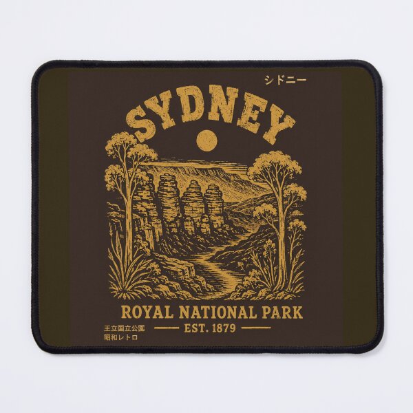 Item preview, Sydney Royal National Park EST 1879 Vintage Three Sisters Blue Mountains Australia designed and sold by Yellowriversss.