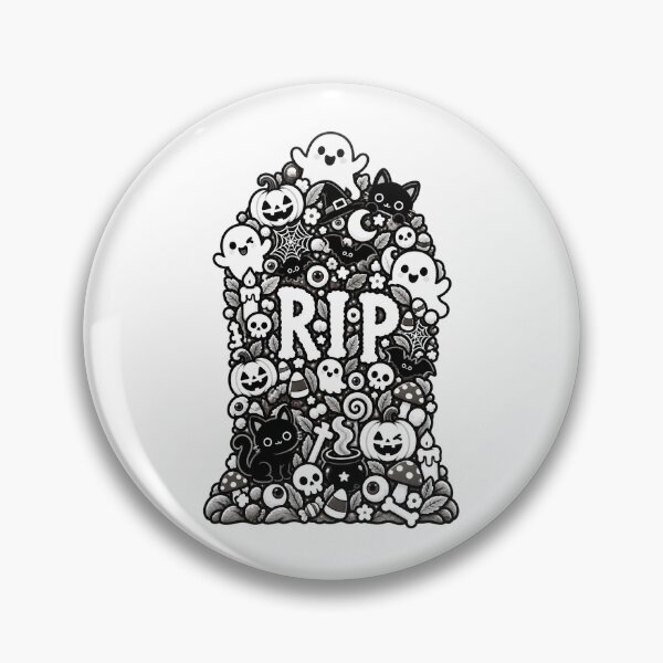 Item preview, HALLOWEEN DOODLE COLLECTION - TOMBSTONE v1 designed and sold by WheelieGdArt.