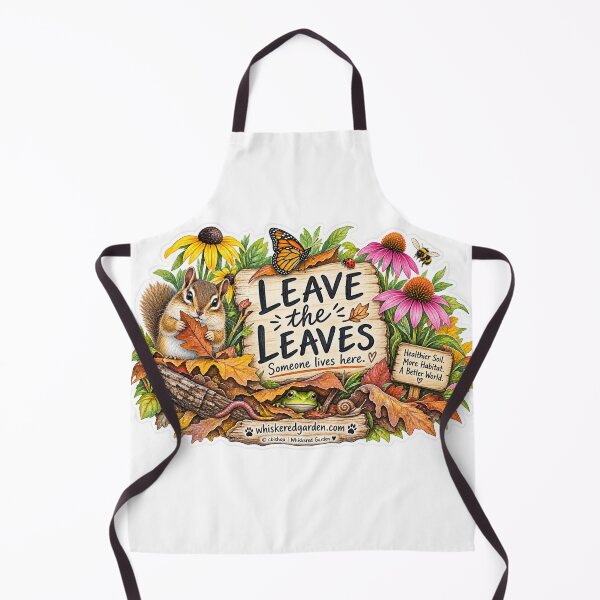 Item preview, Leave the Leaves | Someone Lives Here Wildlife Habitat designed and sold by Whiskered Garden Studio.