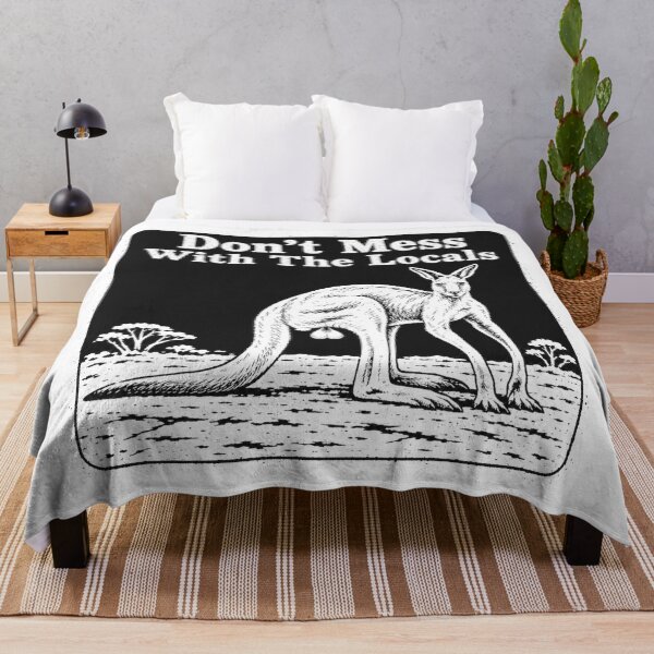 Item preview, Don't Mess With The Locals Kangaroo designed and sold by JVFotoArt.
