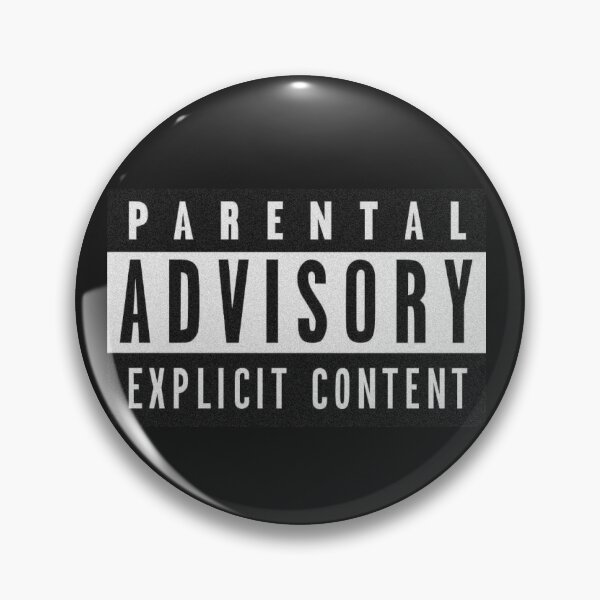 Item preview, parental advisory explicit content sticker designed and sold by Sweet_Stickers.
