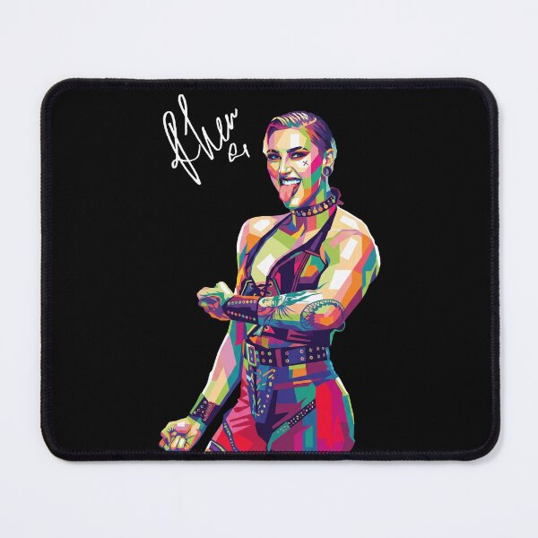 Item preview, Rhea Ripley Wrestler Pop Art designed and sold by SiksisArt.