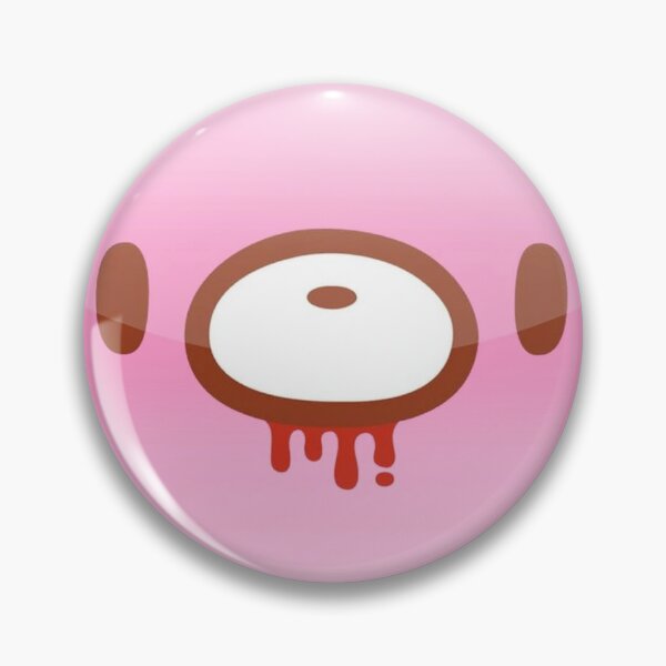 Item preview, Pink gloomy bear face designed and sold by Sweet_Stickers.