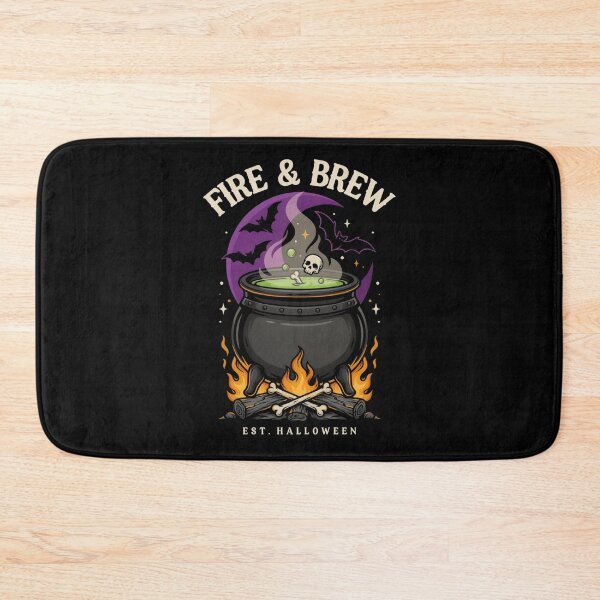 Item preview, Fire & Brew Cauldron T-Shirt | Witchcore Halloween Graphic Tee v16 designed and sold by DarylWelsh2024.