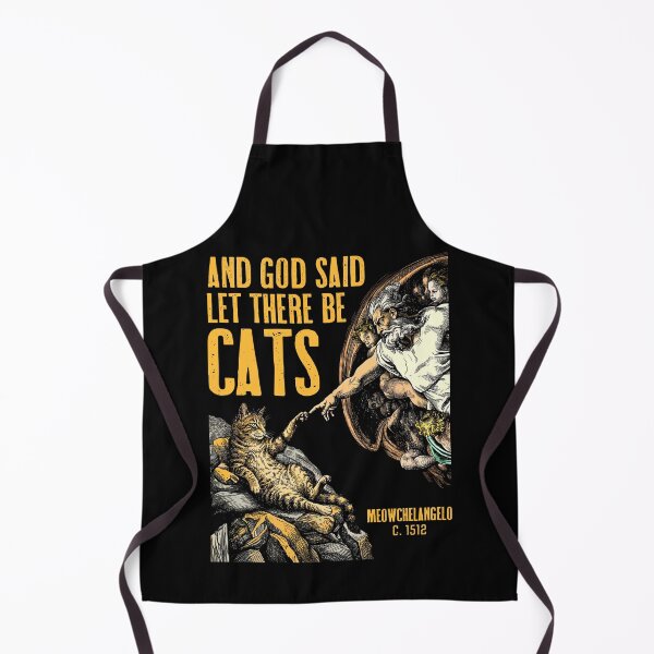 Item preview, Michelangelo Creation Of Cats Funny Classic God Cat Lover designed and sold by GrandeDuc.