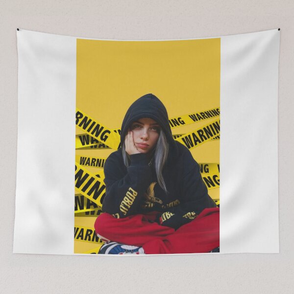 Item preview, Dark Pop Billie Girl Yellow Warning Tape Alternative Aesthetic designed and sold by frandihans14.