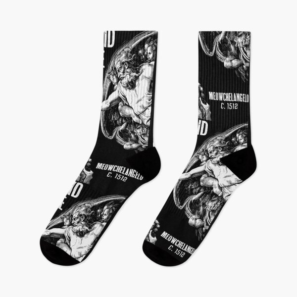 Item preview, Michelangelo Creation Of Cats Funny Classic God Cat Lover designed and sold by GrandeDuc.