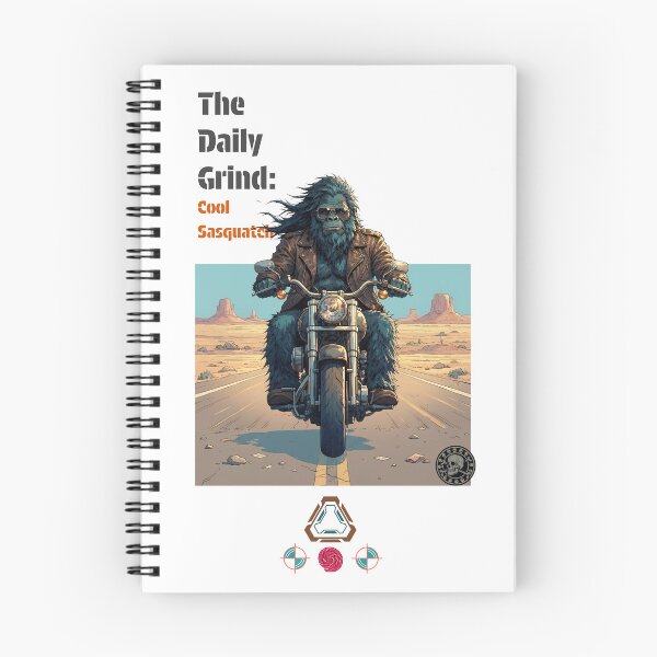 Item preview, Easy Rider Sasquatch - Cool Biker Bigfoot on Motorcycle designed and sold by Whimsy Trail Co.