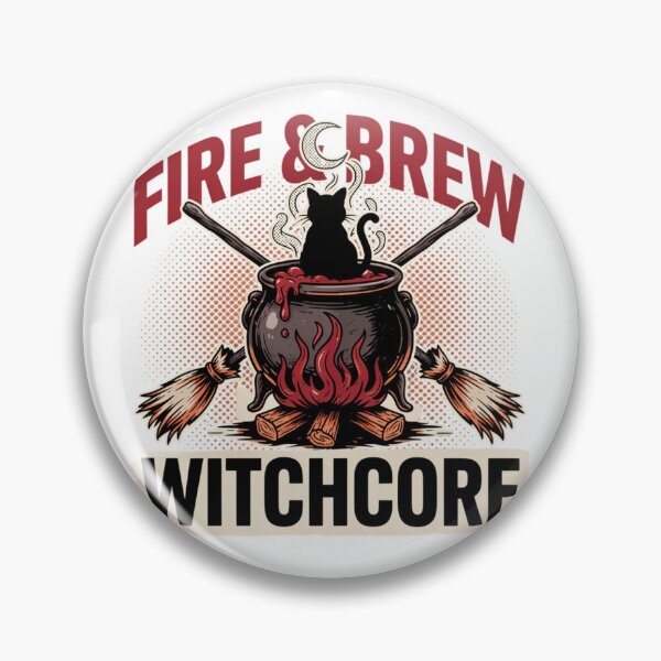 Item preview, Fire & Brew Cauldron T-Shirt | Witchcore Halloween Graphic Tee v17 designed and sold by DarylWelsh2024.