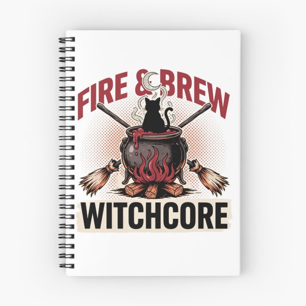 Item preview, Fire & Brew Cauldron T-Shirt | Witchcore Halloween Graphic Tee v17 designed and sold by DarylWelsh2024.