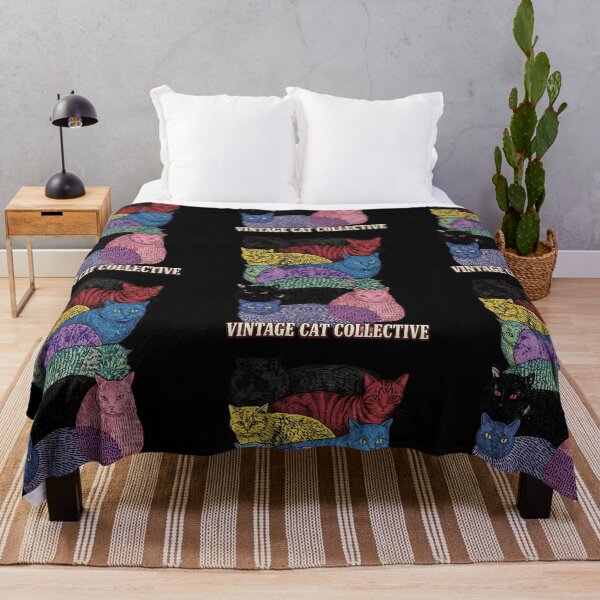 Item preview, Vintage Cat Collective Colorful Retro Cat Lover Graphic designed and sold by lionSutuShop.