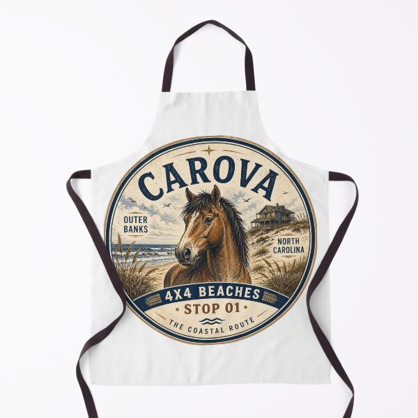 Item preview, Carova NC Wild Horse Beach Badge designed and sold by The Coastal Route.