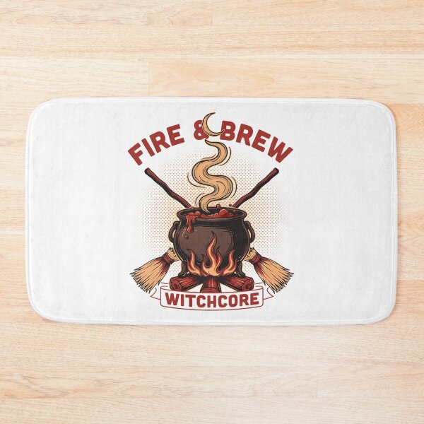 Item preview, Fire & Brew Cauldron T-Shirt | Witchcore Halloween Graphic Tee v18 designed and sold by DarylWelsh2024.