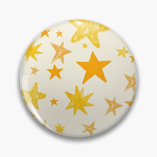 Item preview, Hand‑Drawn Star Doodle Pattern | Warm Retro Aesthetic designed and sold by xWhimsyDreamsx.