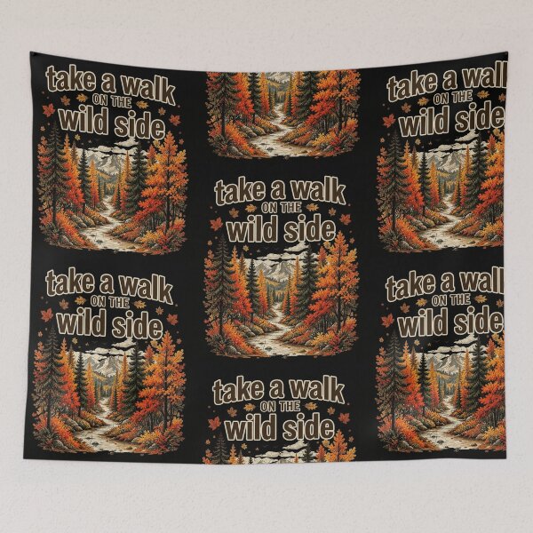 Item preview, Take A Walk On The Wild Side Autumn Forest Outdoor Hiking designed and sold by lionSutuShop.