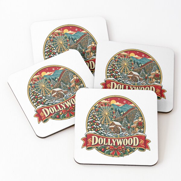 Item preview, Dollywood Christmas Shirt – Retro Tennessee Theme Park Snow Badge designed and sold by Globalcitytees.
