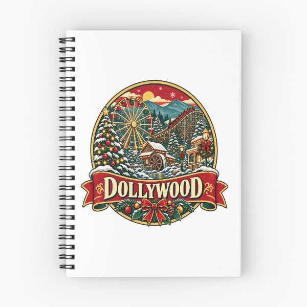 Item preview, Dollywood Christmas Shirt – Retro Tennessee Theme Park Snow Badge designed and sold by Globalcitytees.