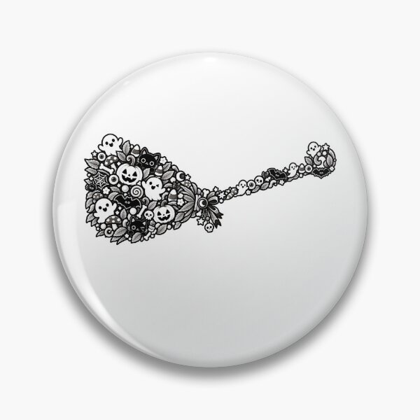 Item preview, HALLOWEEN DOODLE COLLECTION - BROOMSTICK v1 designed and sold by WheelieGdArt.