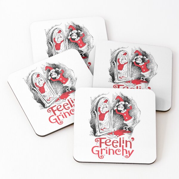 Item preview, Feeling Grinchy Red Text Logo designed and sold by Backusu.