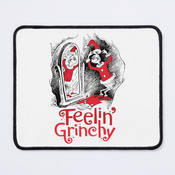 Item preview, Feeling Grinchy Red Text Logo designed and sold by Backusu.