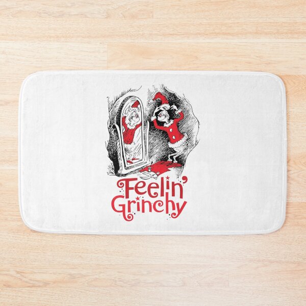 Item preview, Feeling Grinchy Red Text Logo designed and sold by Backusu.