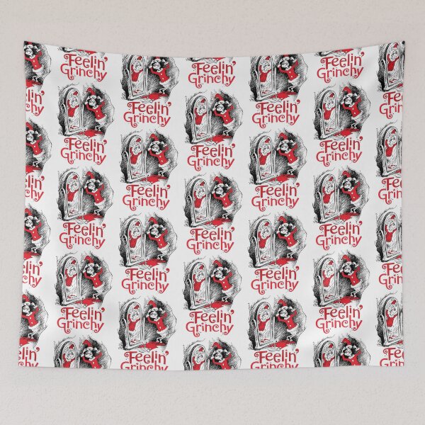 Item preview, Feeling Grinchy Red Text Logo designed and sold by Backusu.