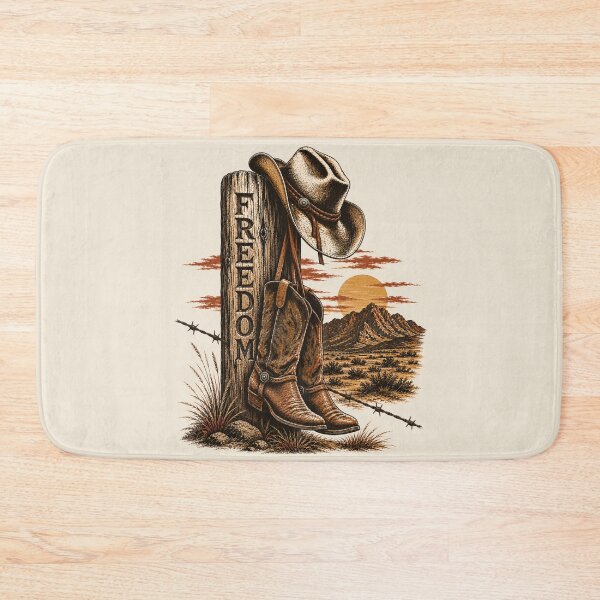 Item preview, Boots & Hat - Western Americana Desert Graphic designed and sold by JonelCrafts.