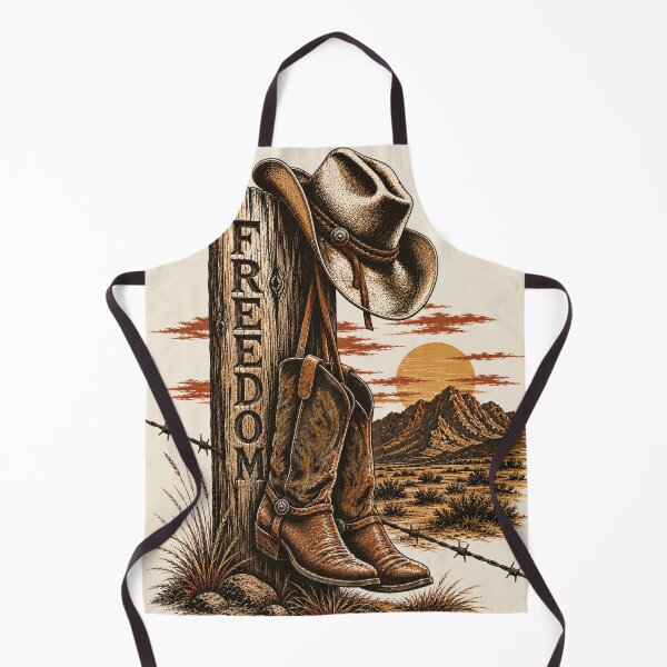 Item preview, Boots & Hat - Western Americana Desert Graphic designed and sold by JonelCrafts.