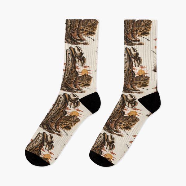Item preview, Boots & Hat - Western Americana Desert Graphic designed and sold by JonelCrafts.