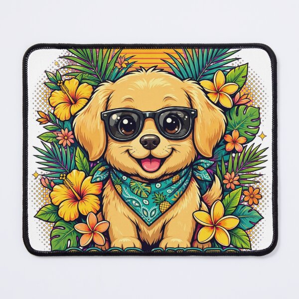 Item preview, Good Vibes Only Dog T-Shirt - Cute Summer Puppy Graphic Tee designed and sold by Trendnextstore.