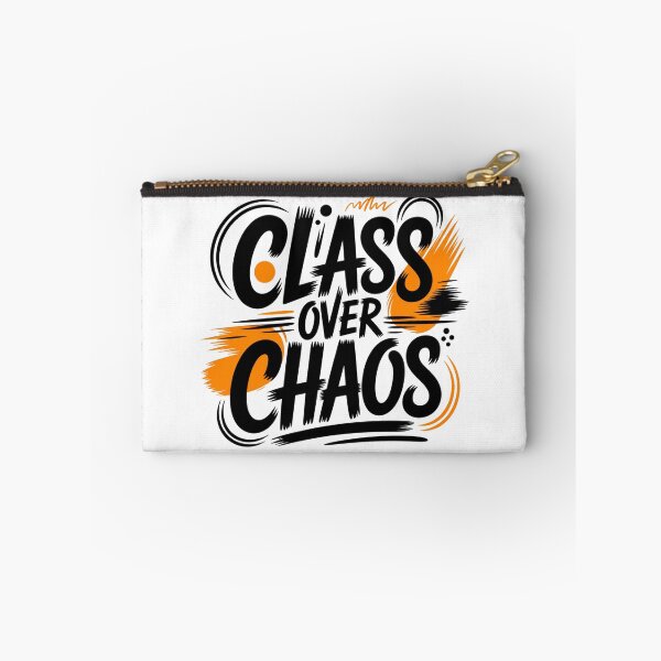 Item preview, Class Over Chaos Bold Street Art Typography designed and sold by Aarvya Fashion Club ( A.F.C ).