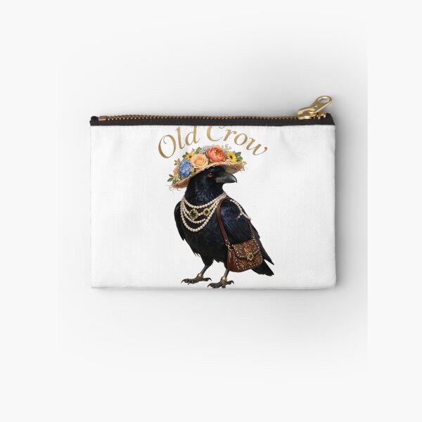 Item preview, Old Crow Wearing Pearls designed and sold by The She Shed.