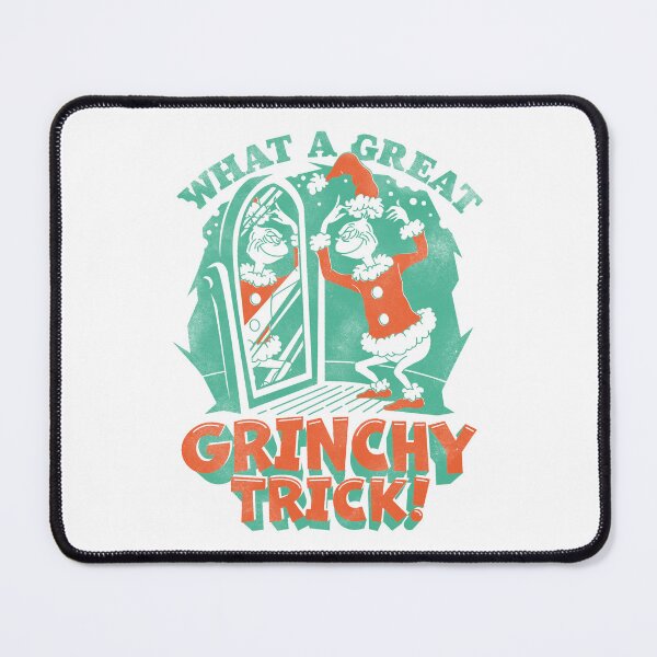 Item preview, Grinchy Trick Green Monster Mirror designed and sold by Backusu.