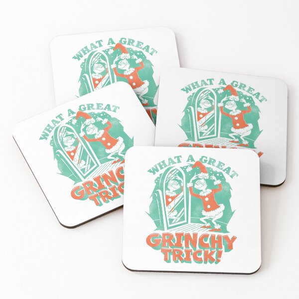 Item preview, Grinchy Trick Green Monster Mirror designed and sold by Backusu.