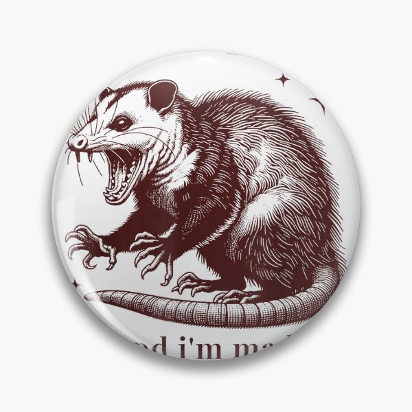 Item preview, Everything Hurts and I'm Mad At The Government Funny Possum T-Shirt designed and sold by KTY-NUSS.