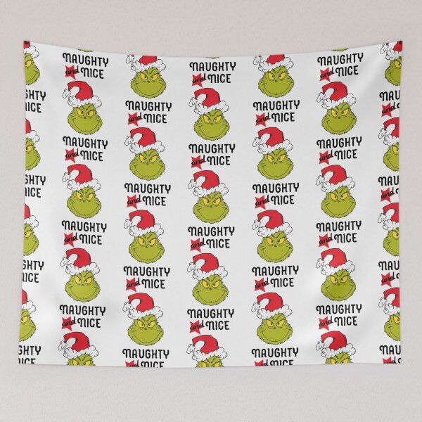 Item preview, Naughty Or Nice Red Ribbon designed and sold by Backusu.